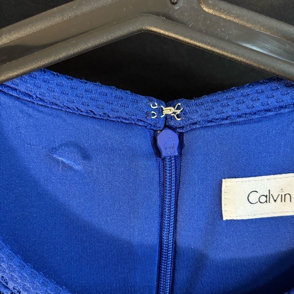 Calvin Klein Dress Royal Blue Size 4 Knee-length - Picture 4 of 7